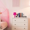 Metal Girl Reading Book Bookends，Lets Read Bookends for Shelves Bookshelf