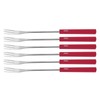 Spring Basic 2890295606 Cheese Fondue Forks Set of 6 Red