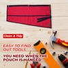 16 Pockets Wrench Roll Up Pouch, Ratchet & Standard (SAE/MM)