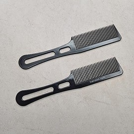 Euro style barber clipper taper blend comb wavy tooth