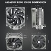 Thermalright Assassin King 120 SE CPU Air Cooler, 5 Heatpipes,