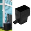 Downspout Diverter Kit, Standard Resistant Eco Friendly Rainwater Collection System