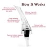 Wine Aerator Spout - Premium Aerating Pourer and Decanter Wine