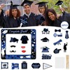 Hying 22pcs 2025 Graduation Photo Booth Props Blue Class of