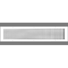 8" x 32" or 32" x 8" Cube Core Eggcrate Return Air Grille - Aluminum Rust Proof - HVAC Vent Duct Cover - White [Outer Dimensions: 10.75]