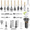 Kitchen Cooking Utensils Set, 39 pcs Non-Stick Silicone Cooking Kitchen