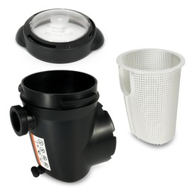 Aumzong SPX5500C Strainer Housing kit with Cover O-Ring Strainer Basket Compatible with Hayward Power-Flo Matrix SP1590,XStream,Perflex,Pro and VL Pump and Filter