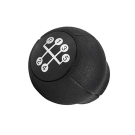 JNNJ Car Gear Knob Universal, Leather Gear Knob Adapter, Car 5-Speed Gear Knob, Modification Gear Knob Manual Shifts Head Gears, for Manual Car Manual Transmission