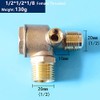 Air Compressor Check Valve Female Threaded Check Valve 3-Port Tube