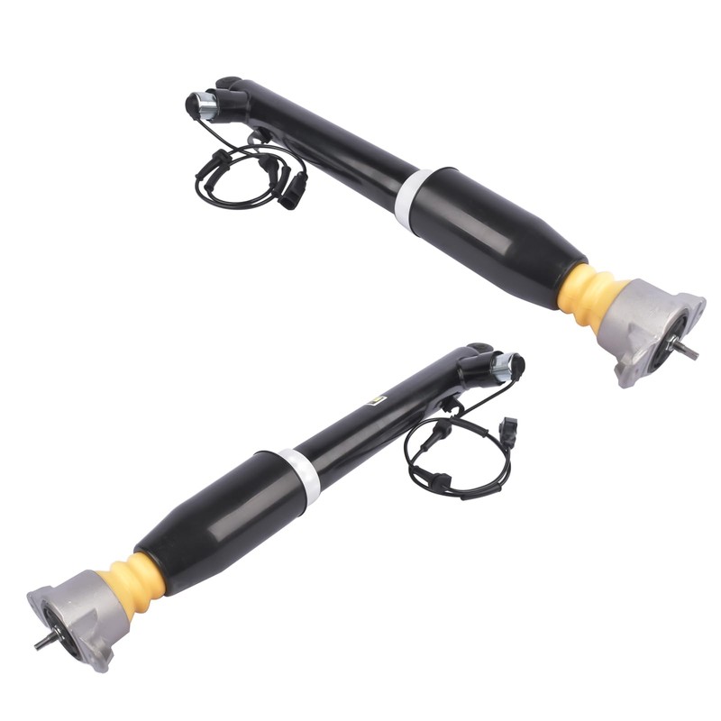 Pair Rear Air Suspension Shocks Absorber Struts w/Electronic Replacement for