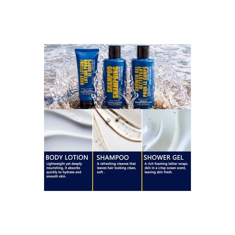 BODY EARTH Cestas De Regalo De 3 Piezas Con Aroma