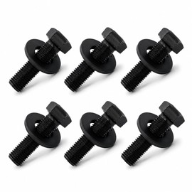 6 Sets 26-0671 & 3290-465 Blade Bolt and Belleville Washer Kit, 12 Pieces Mower Blade Hardware Replacement Compatible with Toro Exmark TimeMaster Recycler, 7/16"-20 Blade Bolt