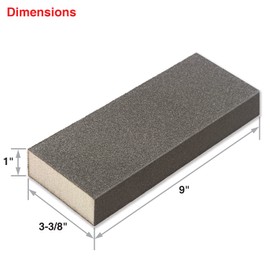 IVY Classic 42040 Medium/Fine Drywall XL Sanding Sponge, Flex-Abrasive, 1-Pack