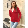 Aottori Red Cardigan Women Lightweight Knitted Sweater Cardigans Ladies Open