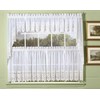 Today's Curtains Diana Macrame Lace Tailored Tier Pair, White 70W