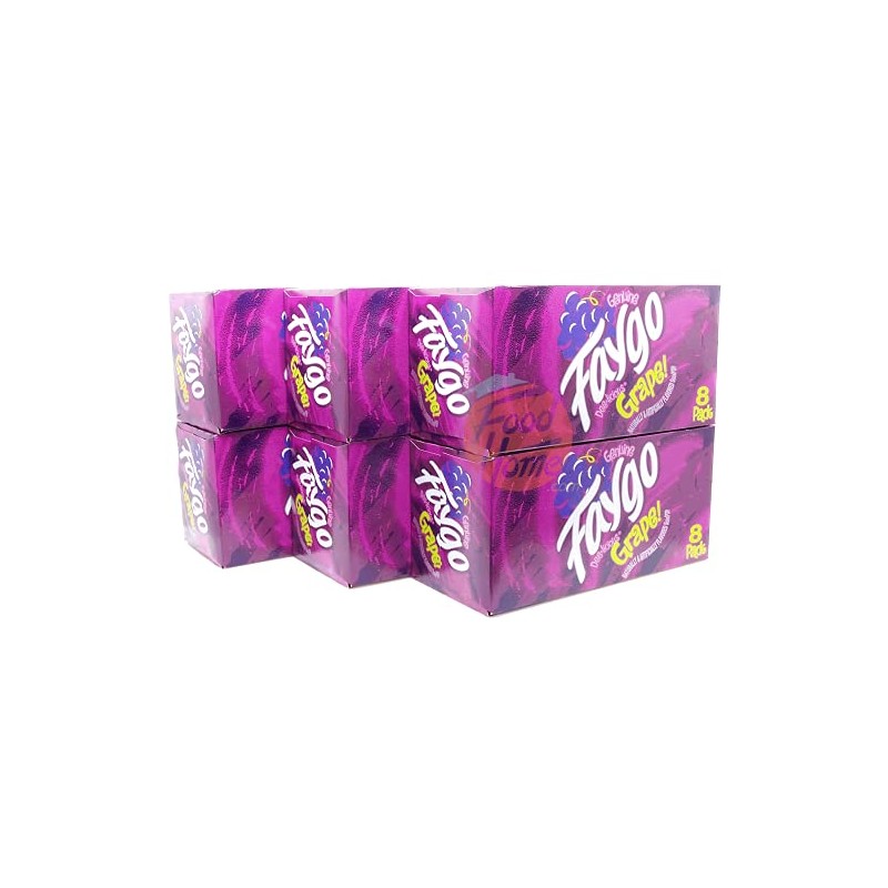 Faygo Grape! flavored soda pop. 8-pack 12-fl. oz. cans in