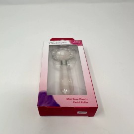 Plum Beauty Rose Quartz Sculpting Gua Sha Stone & Mini Facial Roller