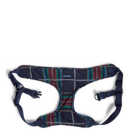 Vera Bradley Women's Recycled Lighten Up Water-repellent Adjustable Pet Harness With Fleece Lining, Tartan Plaid, Small