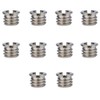 10 Pcs Embedded Nut Nut Split Groove Type Stainless Steel