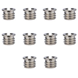 10 Pcs Embedded Nut Nut Split Groove Type Stainless Steel Nut Furniture DIY Joint Alloy Repair Tool