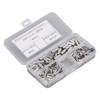 200Pcs Wire Ferrule Copper Male Female Crimp Terminal Connector for