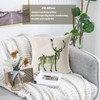 2 PCS Simple Deer Pillow Case Sofa Bed Home Decor