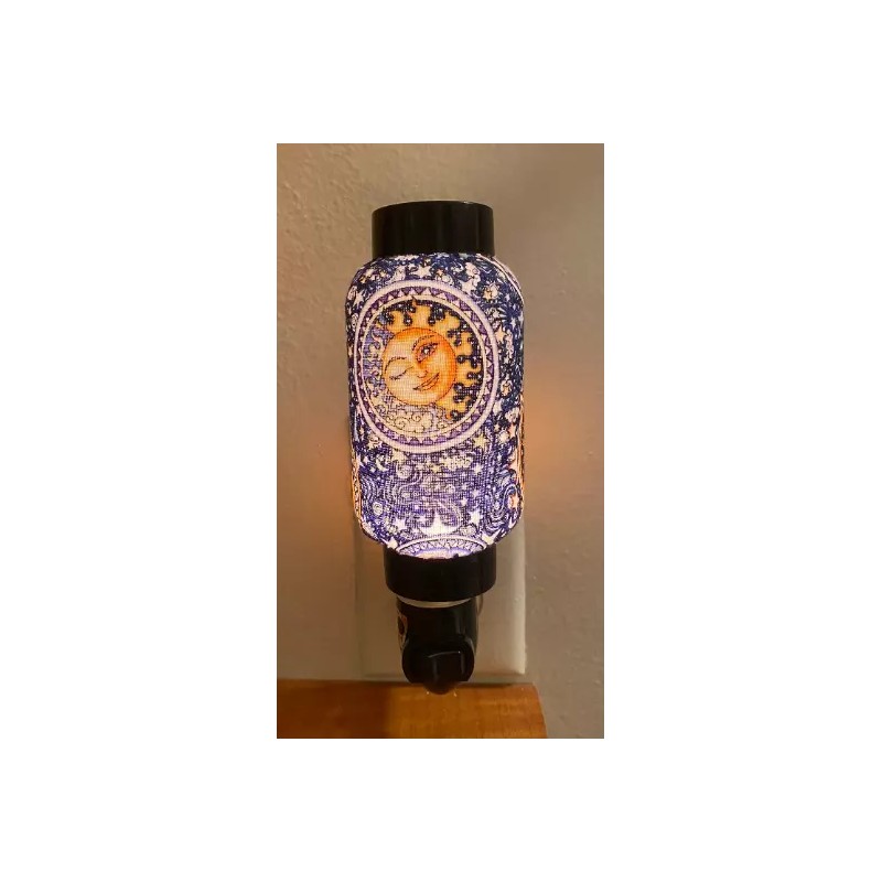Cal mart gifts Oriental Japanese Sun/Moon with Stars fabric wall