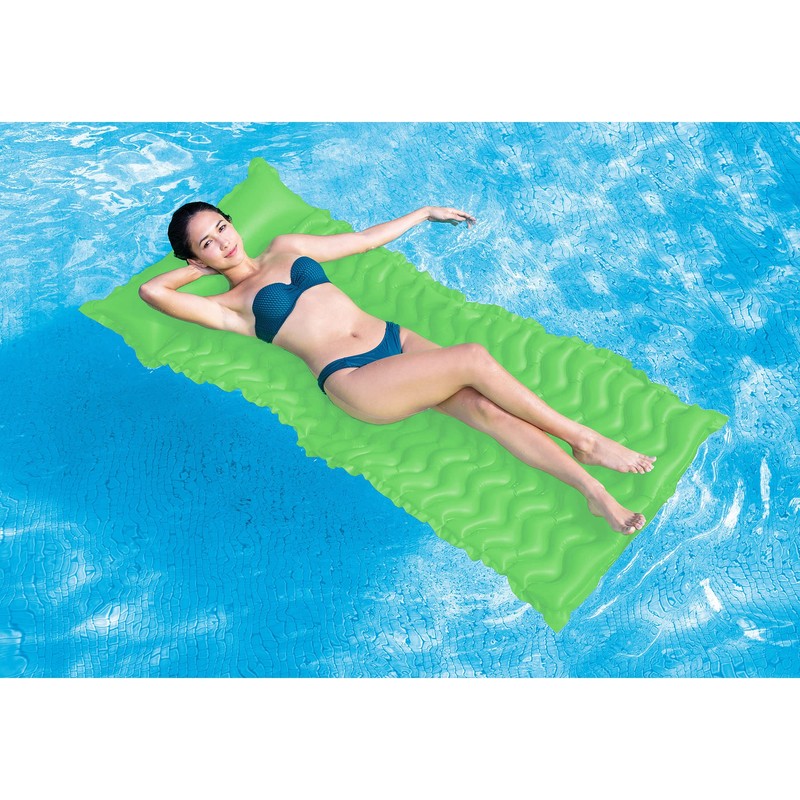 Intex Tote 'N Float Wave Mat Durable Vinyl Floating Inflatable