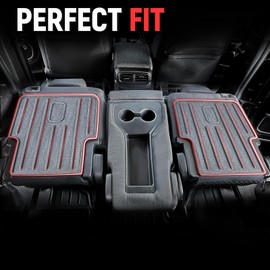 HOUCLEMIC Backrest Mat Compatible with 2023-2025 Honda Pilot Accessories, 2nd Kick Mats for 2022-2024 Acura MDX Accessories