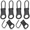 Ouligay 6pcs Replacement Zipper Pull Detachable Zipper Pull Tabs Metal