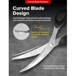 Made in Korea Korean BBQ Scissors Stainless Steel Kitchen Meat Chicken Vegetable Cutting Scissors