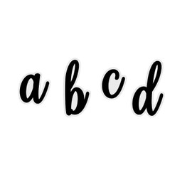 Fun Express Lowercase Script Alphabet Letters - Engaging Educational Tool Learning Activities Crafts & Creative Projects - Ideal for Kids Classrooms Homeschooling & Playtime - Colorful Set - 70 Pieces