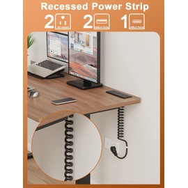 Furniture Drawer Outlet Kit，Recessed Power Strip with PD 20W Fast Charging USB C Port,QC3.0 USB-A Port ETL Listed Conference Recessed Power Outlet (Black)