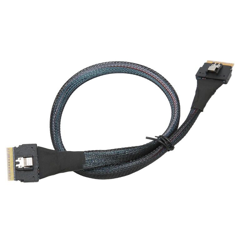 Data Transmission Cable Slim SAS SFF‑8654 8i to SFF‑8654 8i