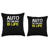 Auto Detailing Car Detailer Throw Pillow