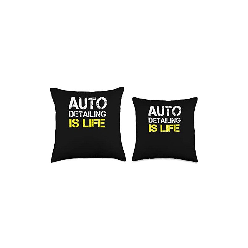 Auto Detailing Car Detailer Throw Pillow