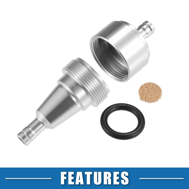 A ABSOPRO Universal Gas Inline Fuel Filter 6mm OD Gasoline