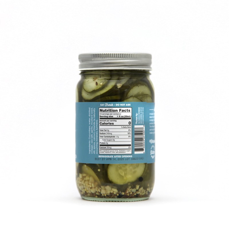 The People's Provisions - Garlic Dill Pickles 16oz - Crunchy,