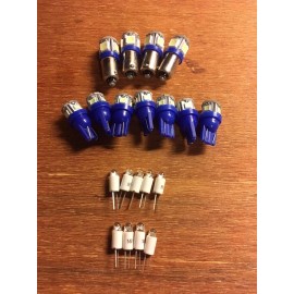 McIntosh LED LAMP KIT- MC 2255- AUDIOPHILE (BLUE/GREEN COMBO) BULBS (21 LAMPS) McIntosh