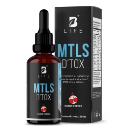 Gotas Detox B-Life MTLS Dtox | Zeolita + Vitamina C + MSM | 60 ml