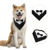 Dog Tuxedo Bandana, Dogs Wedding Party Suit Adjustable Dog Bowtie