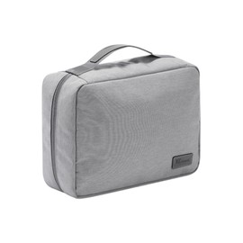 L&FY Hanging Toiletry Bags, Travel Makeup Toiletries Bag Organizer For Women & Men Dopp Kits Pouch For Travel Accessories, Essentials (Grey, L)