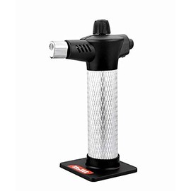 Ibili Gasbrenner Luxe, Kunststoff, schwarz/silber, 5 x 5 x 10 cm