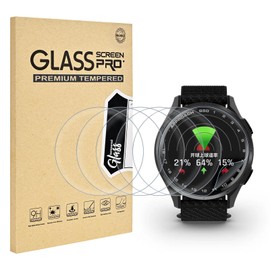 EasEasy 6 Pack Compatible for Garmin Approach S50 Screen Protector Clear, HD Ultra-Thin Flexible TPU [Not Glass] with Anti-scratch Protector for Garmin S50/S44 Watch Protective Film