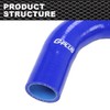 CRODESSIGN Upper Lower Radiator Coolant Hose Compatible with Chevy Silverado