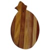 Purpledip Wooden Cutting, Carving, Chopping Serving Board, Hand Carved Chef