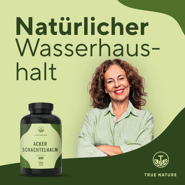 TRUE NATURE Field Horsetail - 360 Capsules - 500 mg