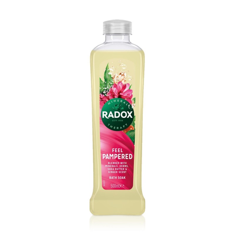Radox Feel Pampered Bath Soak Blended with Minerals, Herbs with