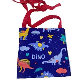 Childs Hickman Line Wiggly Bag with 38-40cm Straps (Dinosaurs-Navy)