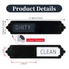 Dishwasher Magnet Clean Dirty Sign, Easy-Read Slider with Large Bold